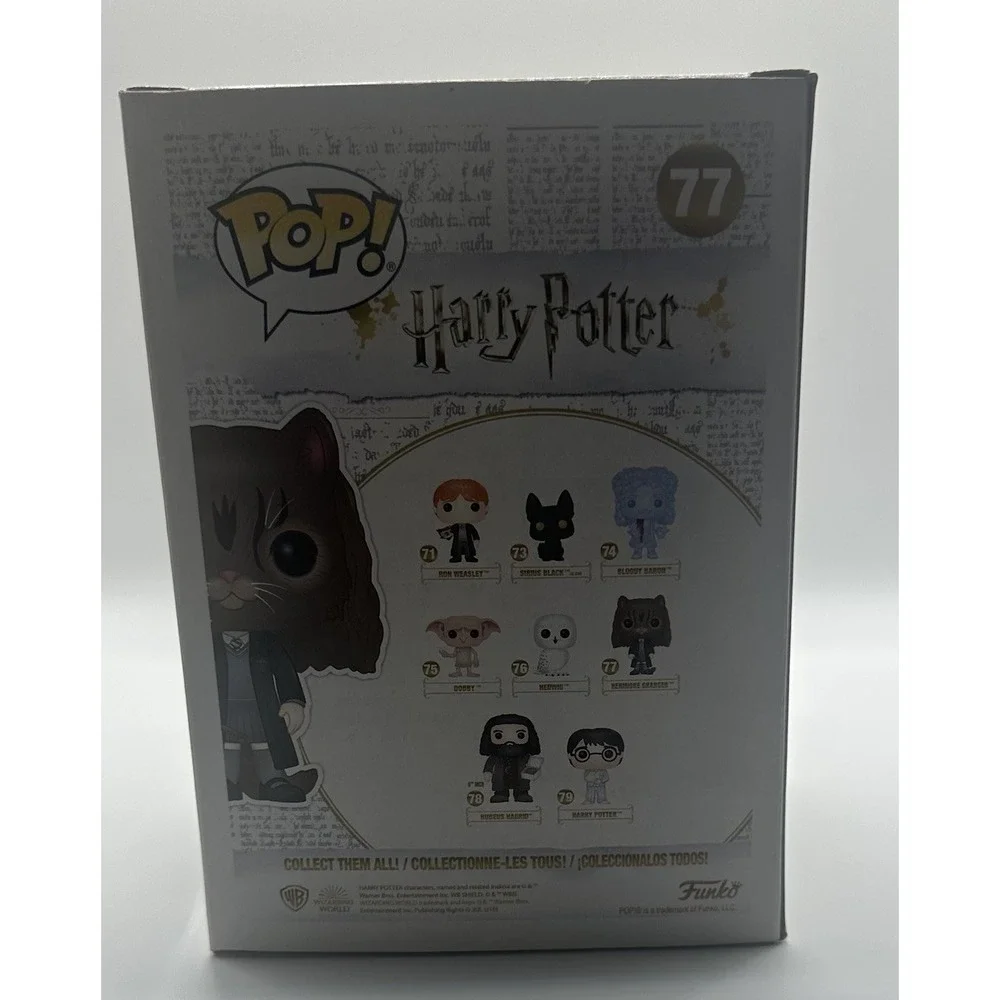 FUNKO POP! HARRY POTTER HERMIONE GRANGER AS CAT #77 VINYL FIGURE NEW
